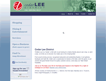 Tablet Screenshot of cedarlee.org